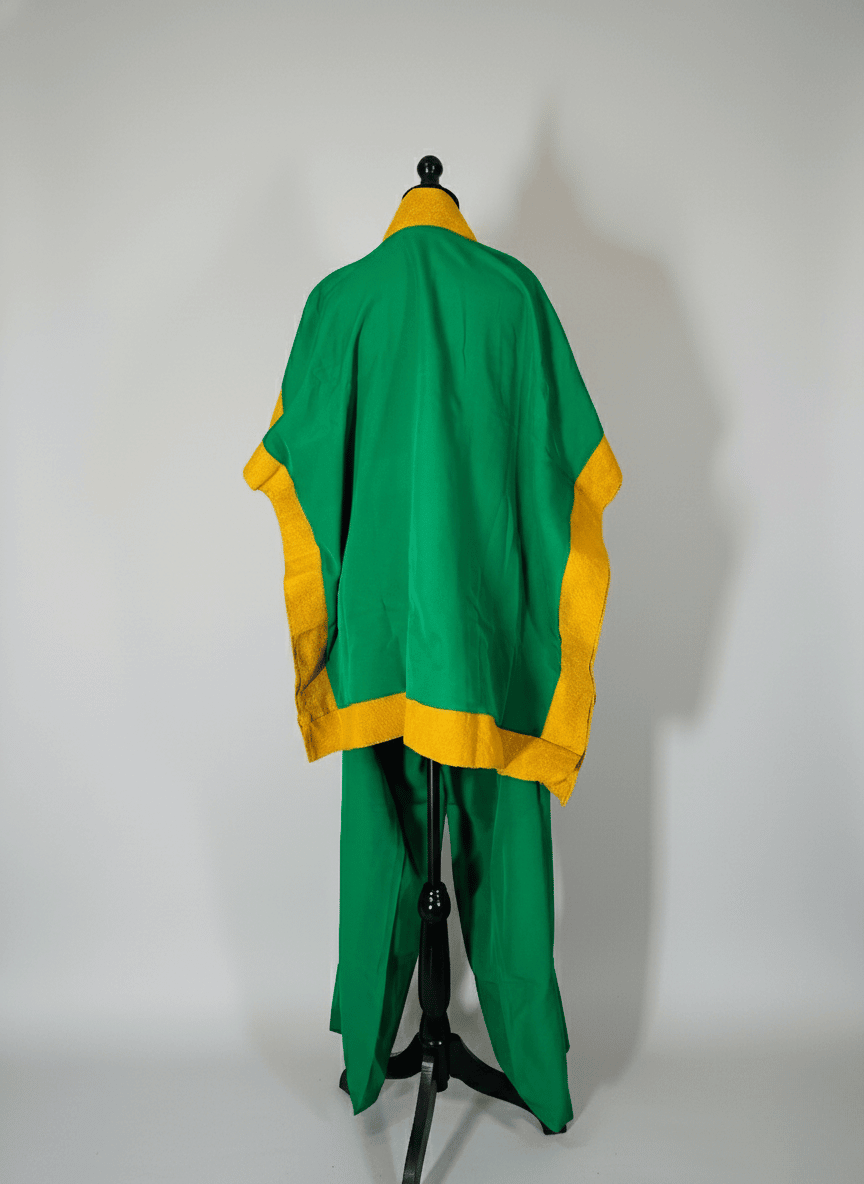 Green Luxe Kimono(2-Piece Set) image 1