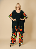 Midnight Bloom Kimono(2-Piece Set) image 0