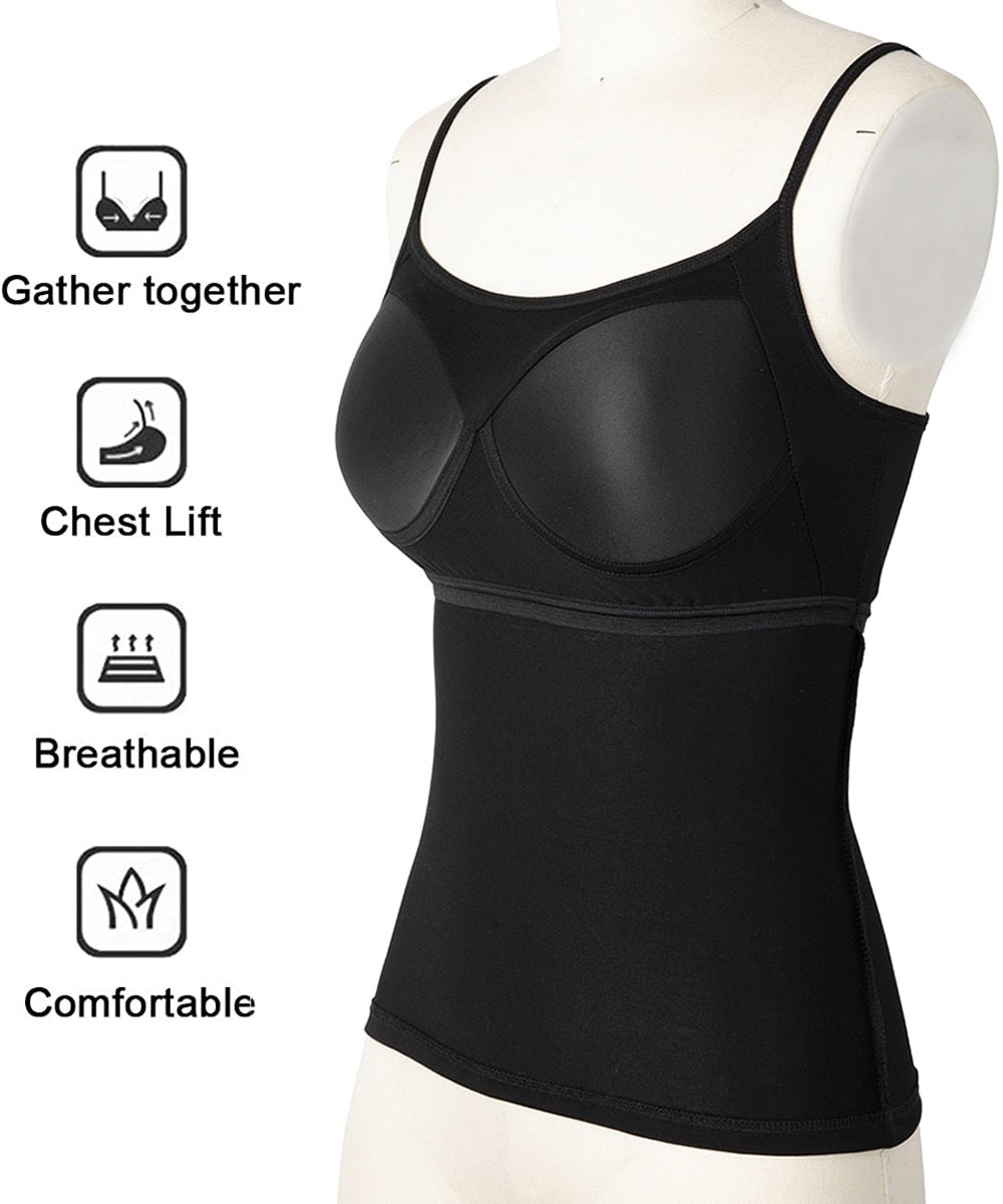 Everyday Sleek Cami Top with Shelf Bra Adjustable image 2