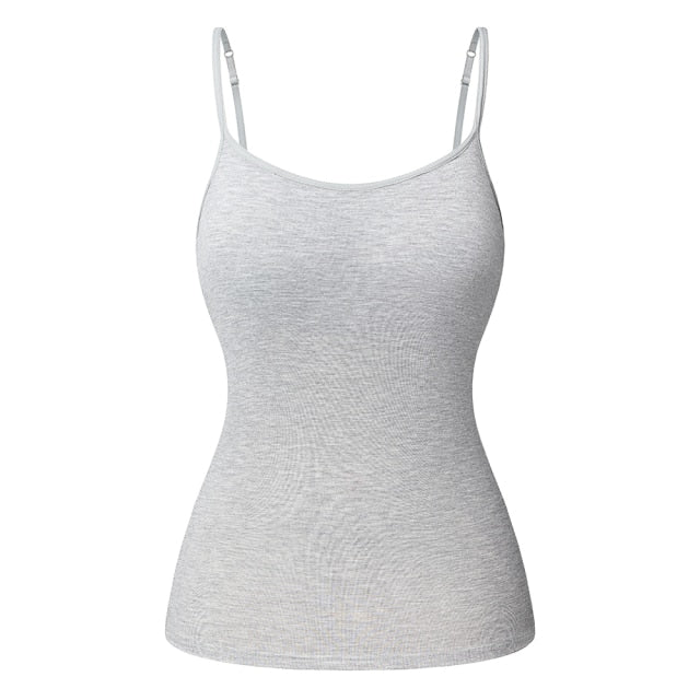 Everyday Sleek Cami Top with Shelf Bra Adjustable image