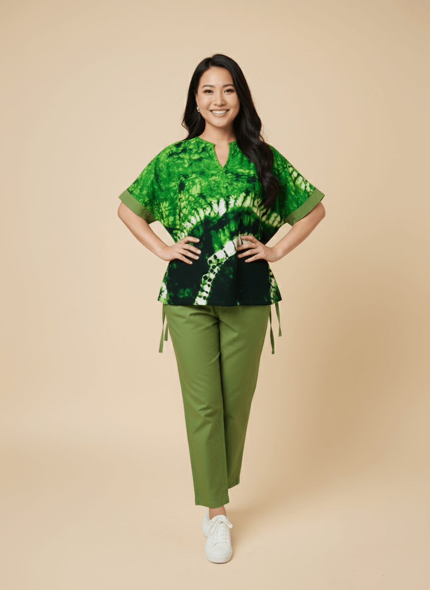 Green Battik(2-Piece) image 0