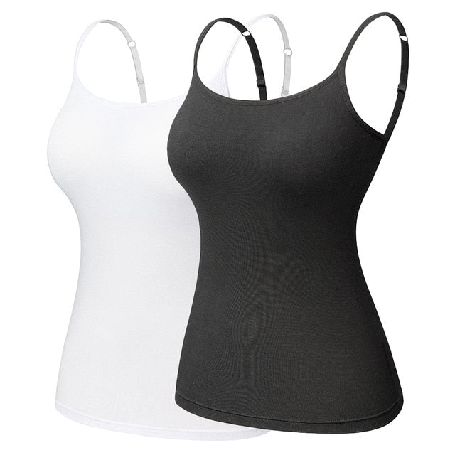 Everyday Sleek Cami Top with Shelf Bra Adjustable image