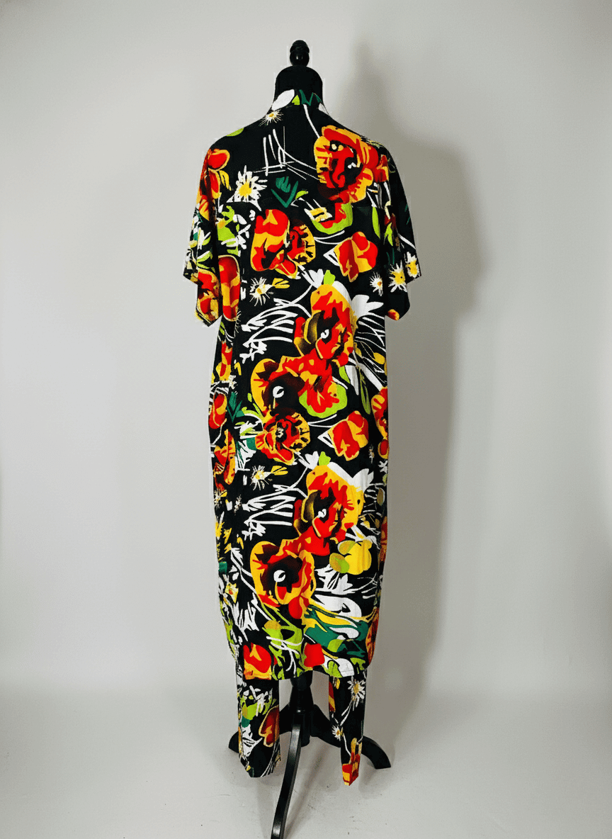 Midnight Bloom Kimono(2-Piece Set) image 1