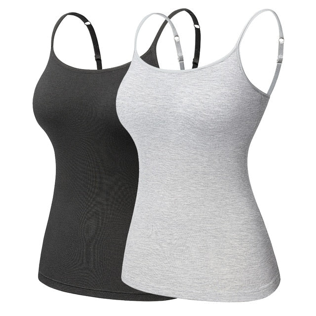 Everyday Sleek Cami Top with Shelf Bra Adjustable image