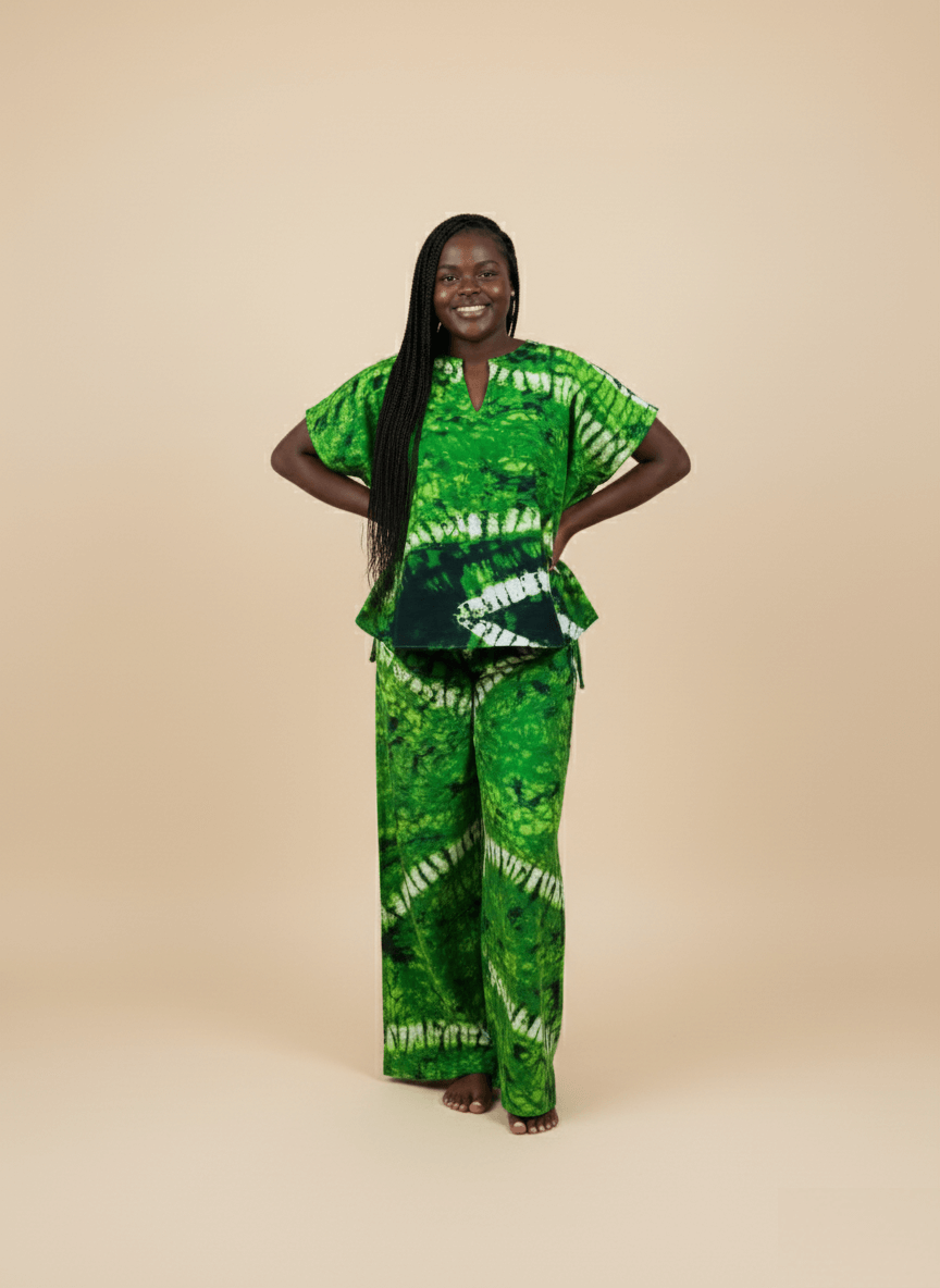 Green Battik(2-Piece) image 2