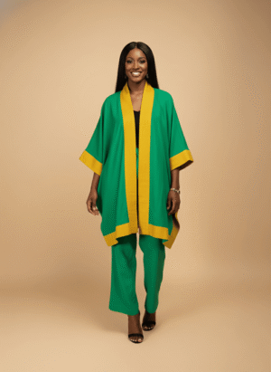 Green Luxe Kimono 2